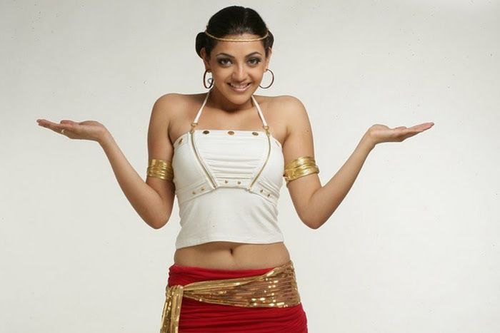 kajal agarwal from her mobile ad hot images